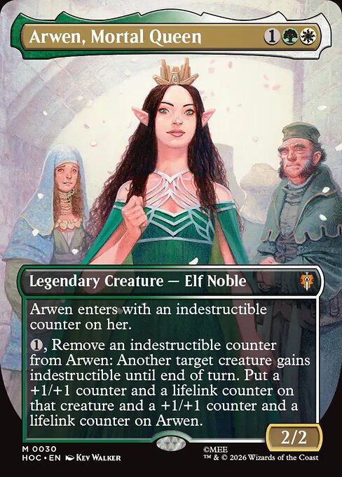 Arwen, Mortal Queen (Borderless) (HOC 30) [The Hobbit Eternal]