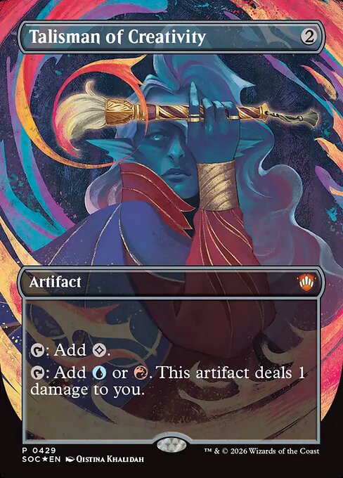 Talisman of Creativity (SOC 429) [Secrets of Strixhaven Commander]
