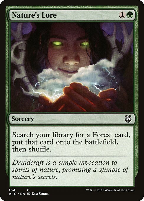 Nature's Lore (AFC 164) [Forgotten Realms Commander]