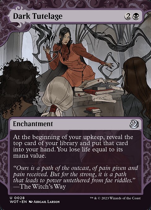 Dark Tutelage (WOT 28) [Wilds of Eldraine: Enchanting Tales]