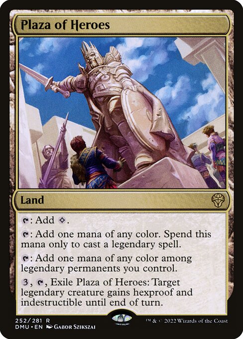 Plaza of Heroes (DMU 252) [Dominaria United]