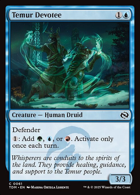 Temur Devotee (TDM 61) [Tarkir: Dragonstorm]
