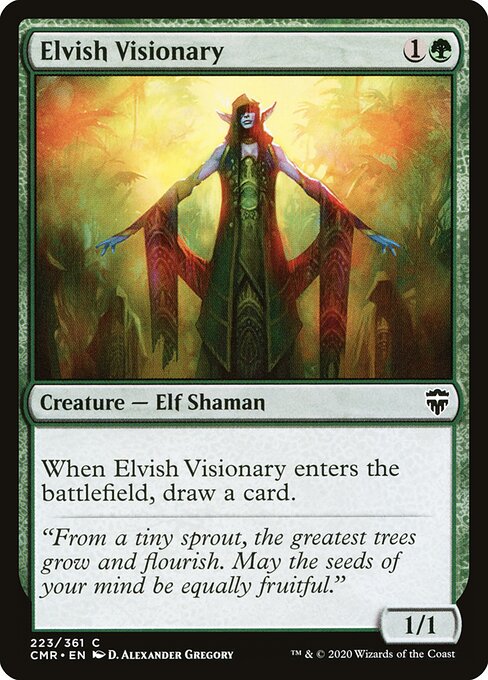Elvish Visionary (CMR 223) [Commander Legends]