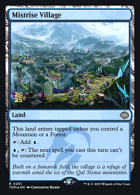 Mistrise Village (PTDM 261s) [Tarkir: Dragonstorm Promos]