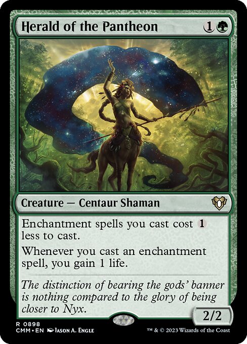 Herald of the Pantheon (CMM 898) [Commander Masters]