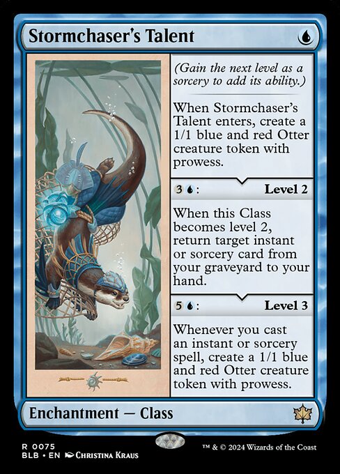 Stormchaser's Talent (BLB 75) [Bloomburrow]