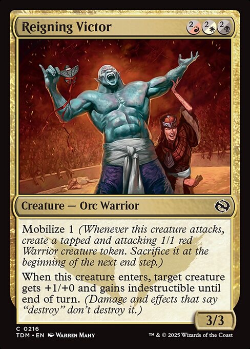 Reigning Victor (TDM 216) [Tarkir: Dragonstorm]