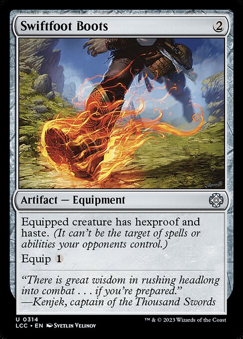 Swiftfoot Boots (LCC 314) [The Lost Caverns of Ixalan Commander]
