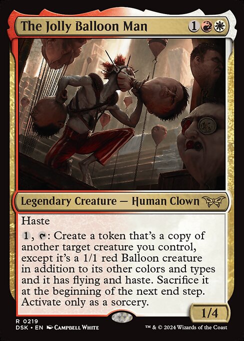 The Jolly Balloon Man (DSK 219) [Duskmourn: House of Horror]