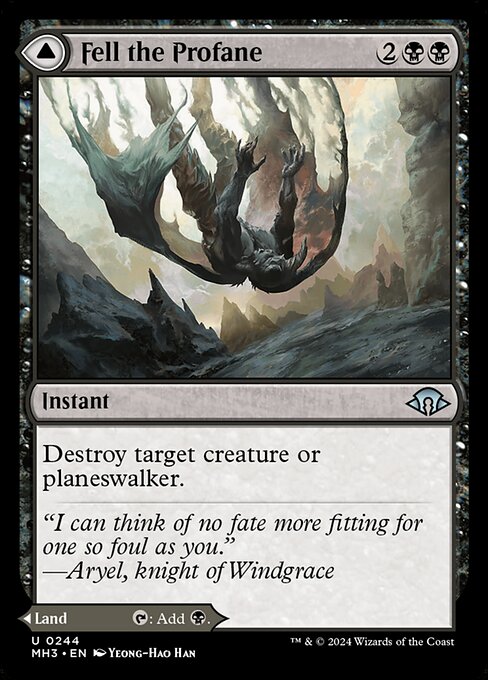 Fell the Profane // Fell Mire (MH3 244) [Modern Horizons 3]