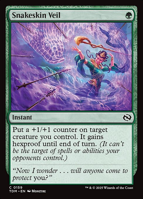 Snakeskin Veil (TDM 159) [Tarkir: Dragonstorm]