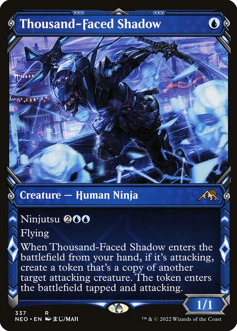 Thousand-Faced Shadow (NEO 337) [Kamigawa: Neon Dynasty]
