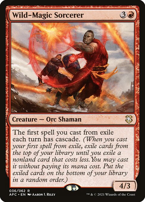 Wild-Magic Sorcerer (AFC 36) [Forgotten Realms Commander]