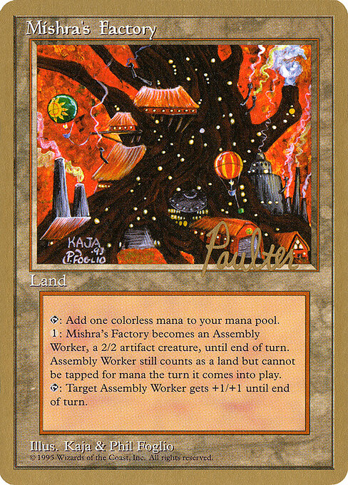 Mishra's Factory (PTC pp361) [Pro Tour Collector Set]