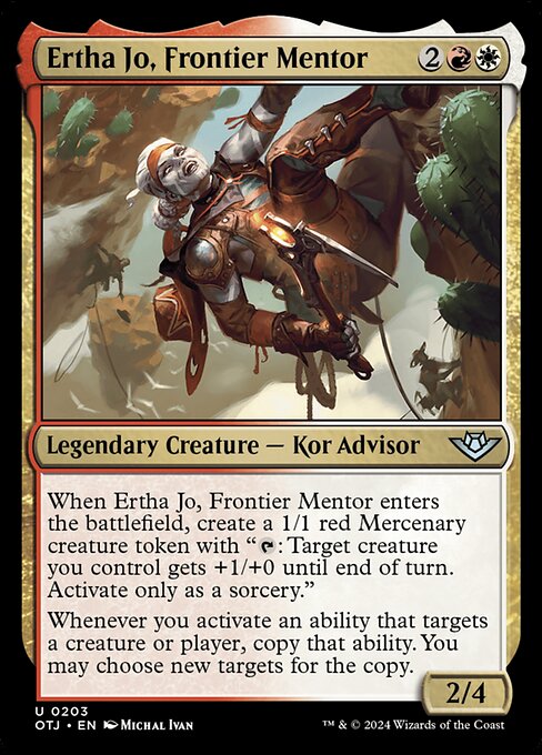 Ertha Jo, Frontier Mentor (OTJ 203) [Outlaws of Thunder Junction]