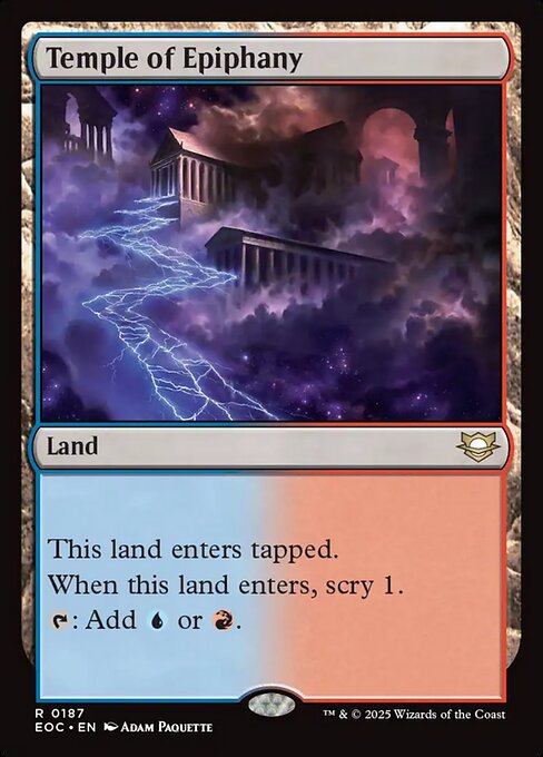 Temple of Epiphany (EOC 187) [Edge of Eternities Commander]