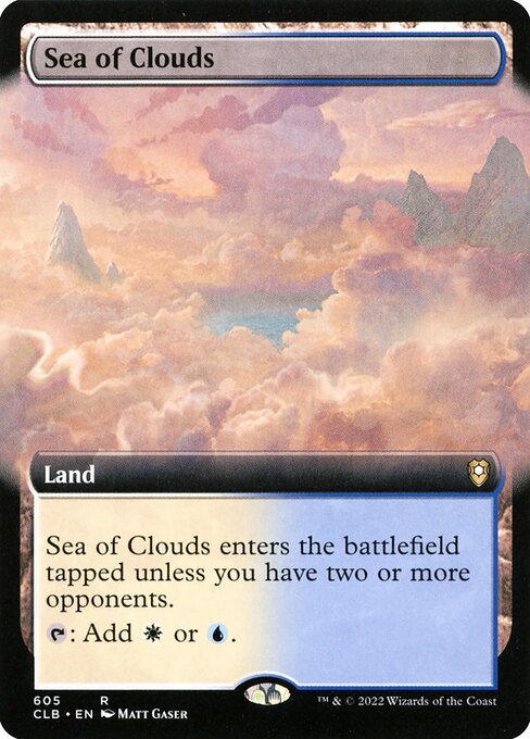 Sea of Clouds (CLB 605) [Commander Legends: Battle for Baldur's Gate]