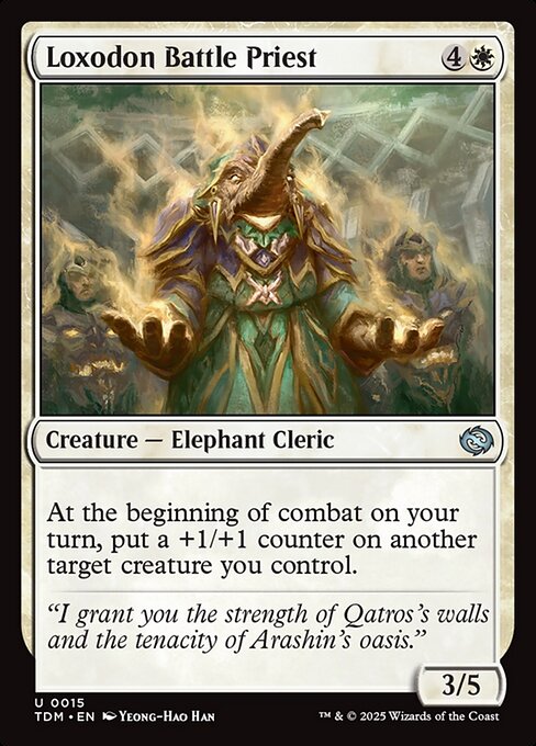 Loxodon Battle Priest (TDM 15) [Tarkir: Dragonstorm]