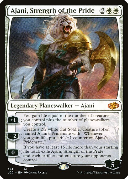 Ajani, Strength of the Pride (J22 141) [Jumpstart 2022]