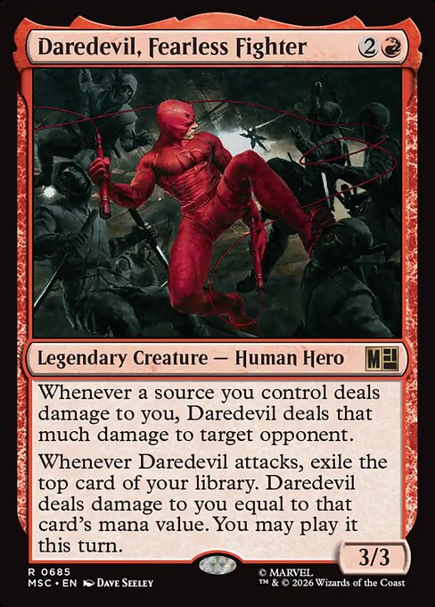 Daredevil, Fearless Fighter (MSC 685) [Marvel Super Heroes Commander]