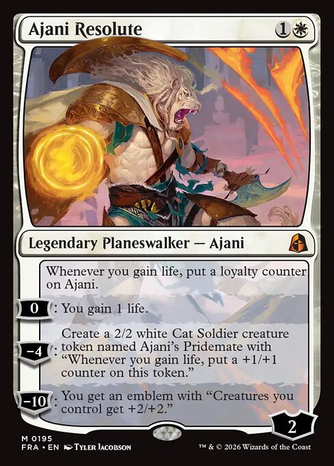 Ajani Resolute (FRA 195) [Reality Fracture]