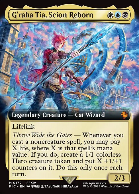 G'raha Tia, Scion Reborn (FIC 172) [Final Fantasy Commander]