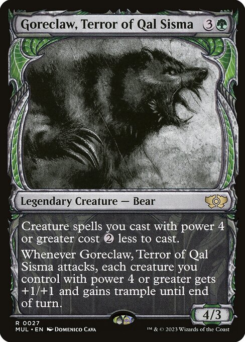 Goreclaw, Terror of Qal Sisma (Showcase) (MUL 27) [Multiverse Legends]
