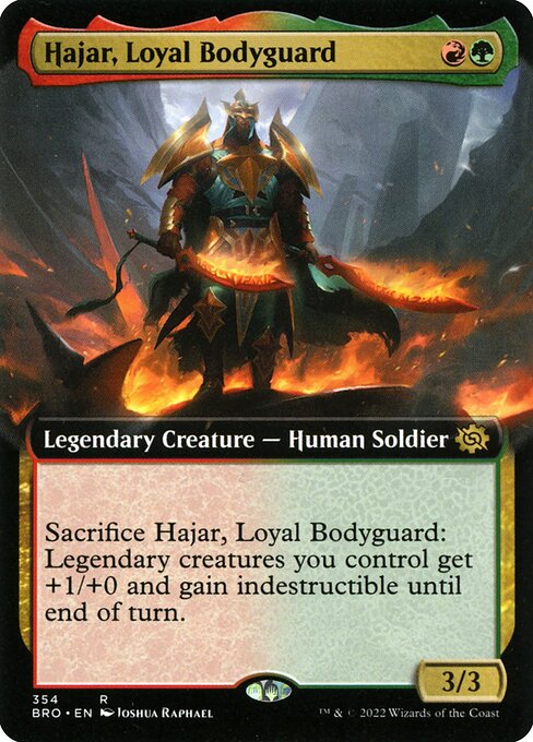 Hajar, Loyal Bodyguard (BRO 354) [The Brothers' War]