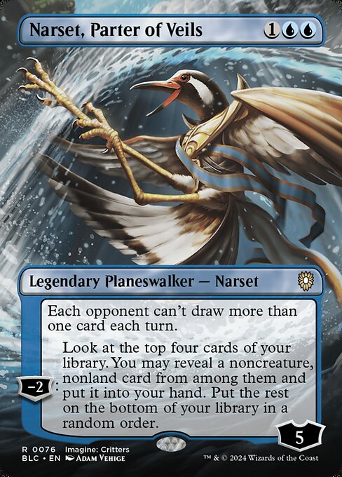 Narset, Parter of Veils (BLC 76) [Bloomburrow Commander]