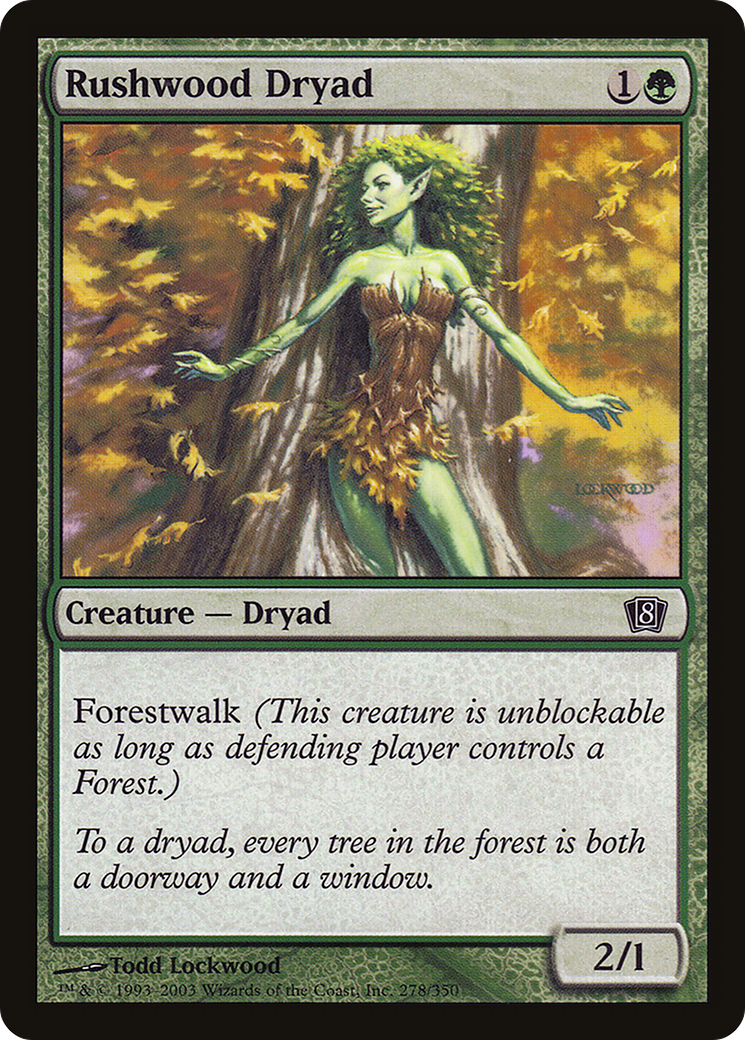 Rushwood Dryad [Eighth Edition]
