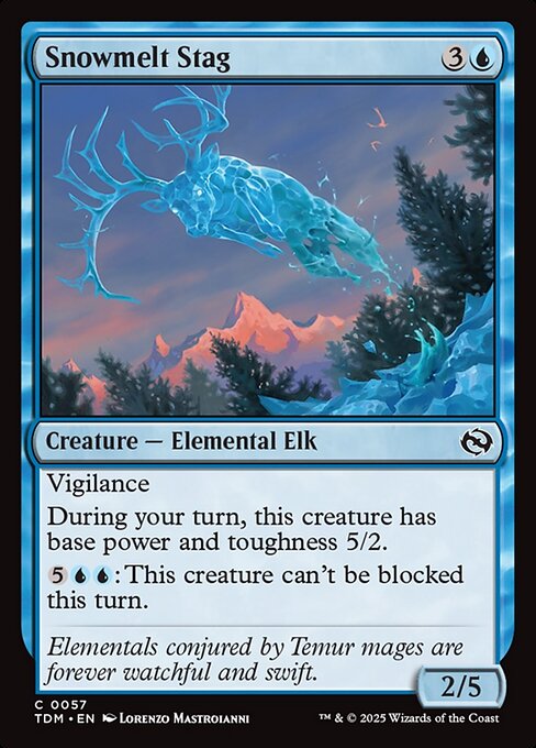 Snowmelt Stag (TDM 57) [Tarkir: Dragonstorm]