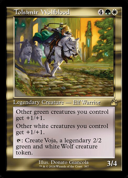 Tolsimir Wolfblood (RVR 387) [Ravnica Remastered]