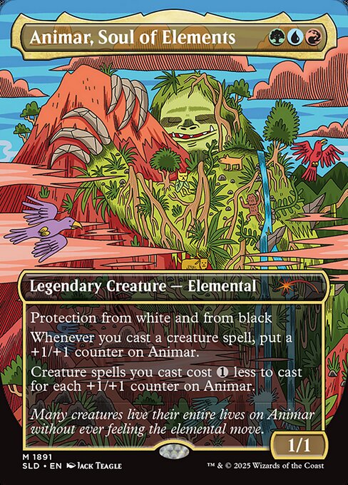 Animar, Soul of Elements (SLD 1891) [Secret Lair Drop]