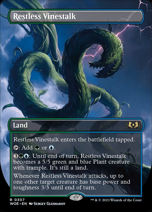 Restless Vinestalk (WOE 307) [Wilds of Eldraine]