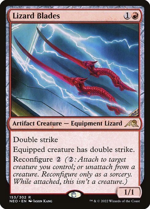Lizard Blades (NEO 153) [Kamigawa: Neon Dynasty]