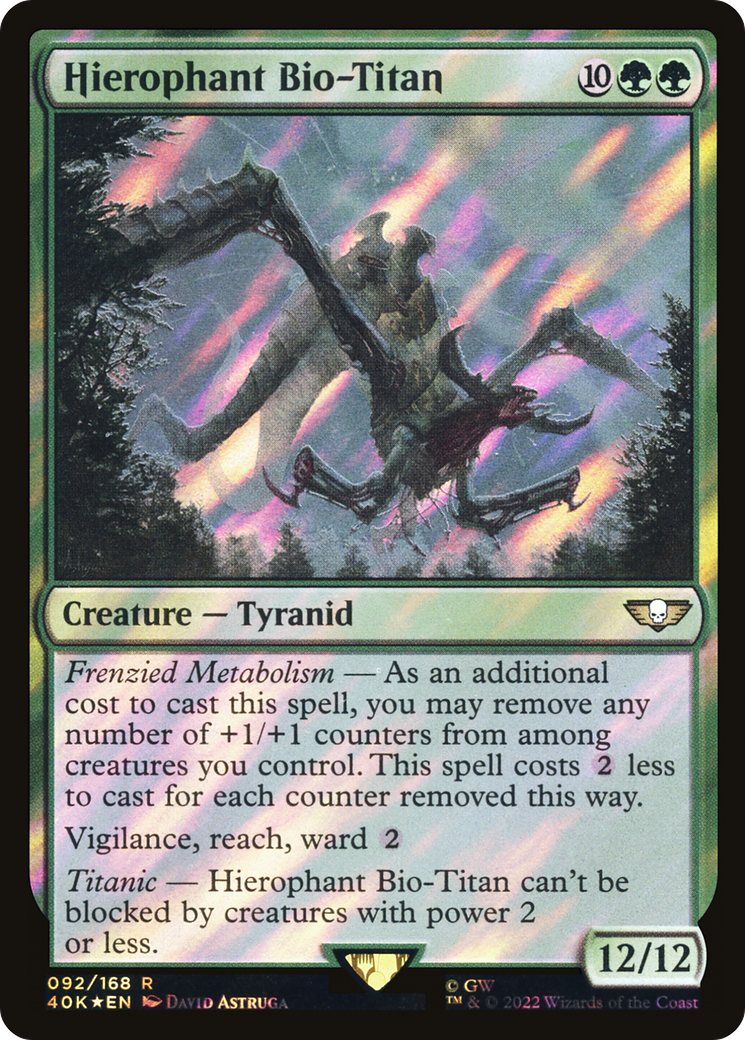 Hierophant Bio-Titan (Surge Foil) [Warhammer 40,000]