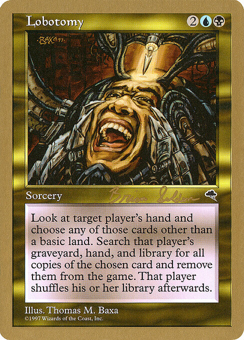 Lobotomy (WC98 bs267) [World Championship Decks 1998]