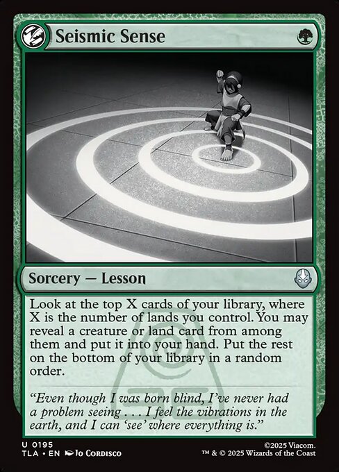 Seismic Sense (TLA 195) [Avatar: The Last Airbender]