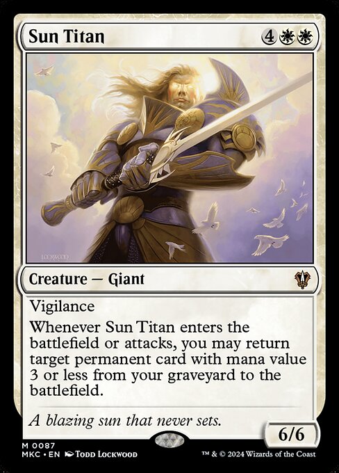 Sun Titan (MKC 87) [Murders at Karlov Manor Commander]