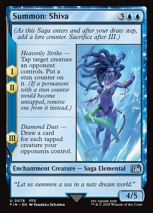 Summon: Shiva (FIN 78) [Final Fantasy]