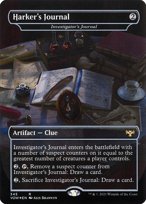 Investigator's Journal (VOW 345) [Innistrad: Crimson Vow]