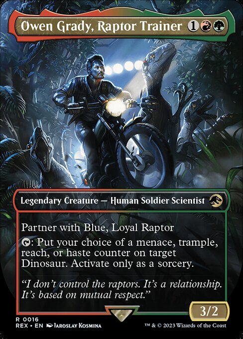 Owen Grady, Raptor Trainer (REX 16) [Jurassic World Collection]