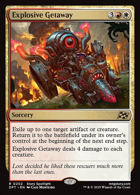 Explosive Getaway (DFT 202) [Aetherdrift]
