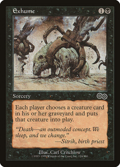 Exhume (USG 134) [Urza's Saga]