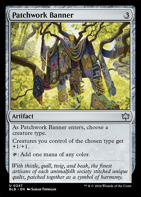 Patchwork Banner (BLB 247) [Bloomburrow]