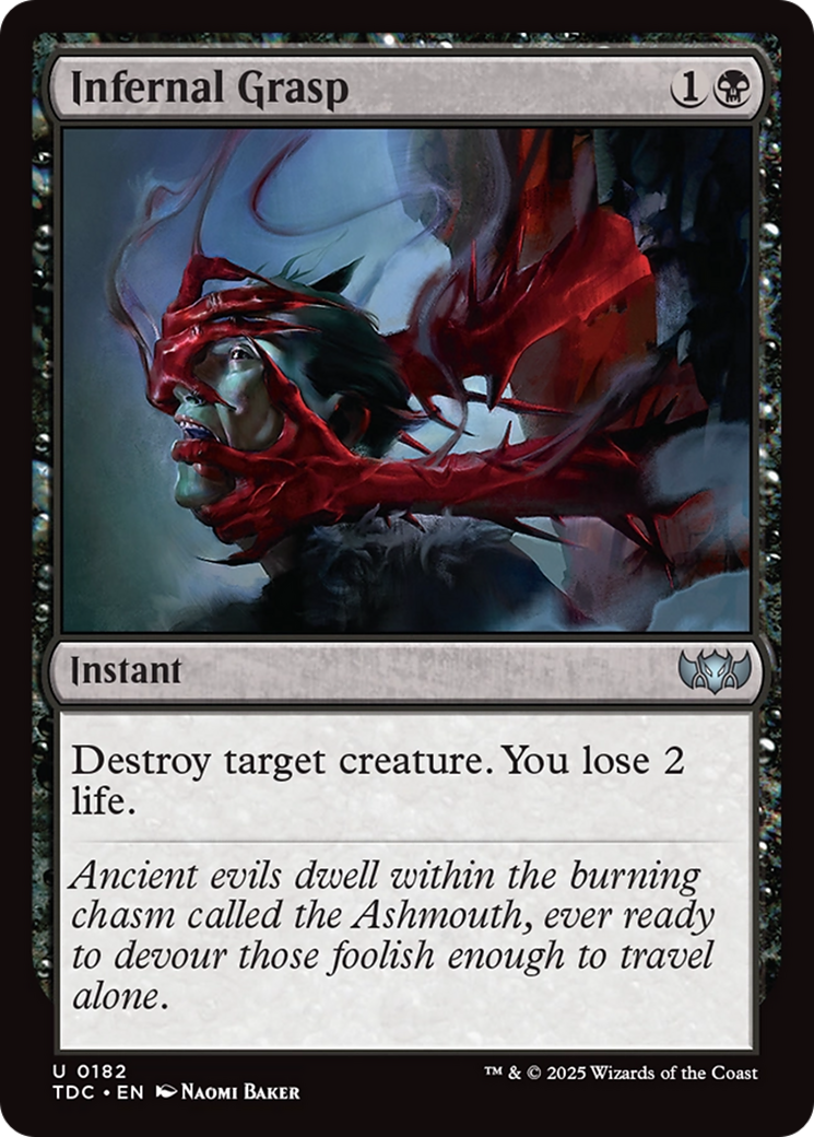 Infernal Grasp [Tarkir: Dragonstorm Commander]