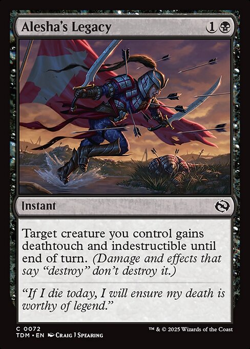 Alesha's Legacy (TDM 72) [Tarkir: Dragonstorm]