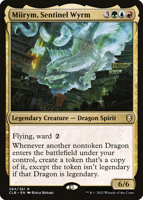 Miirym, Sentinel Wyrm (CLB 284) [Commander Legends: Battle for Baldur's Gate]