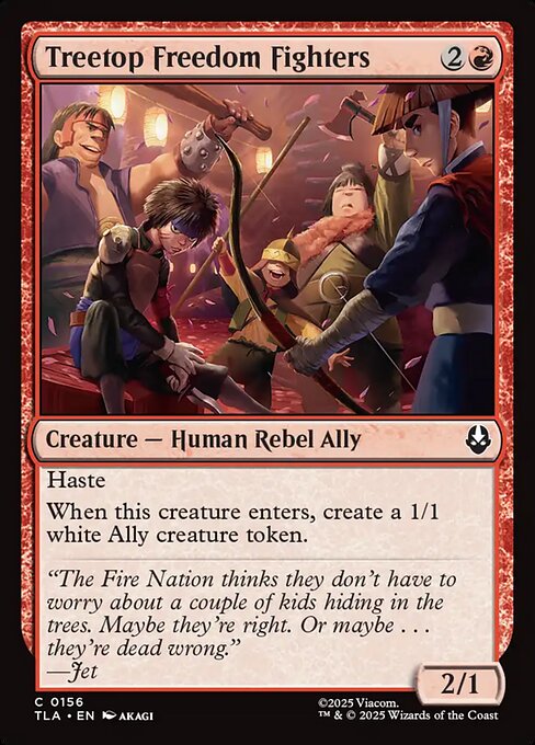 Treetop Freedom Fighters (TLA 156) [Avatar: The Last Airbender]