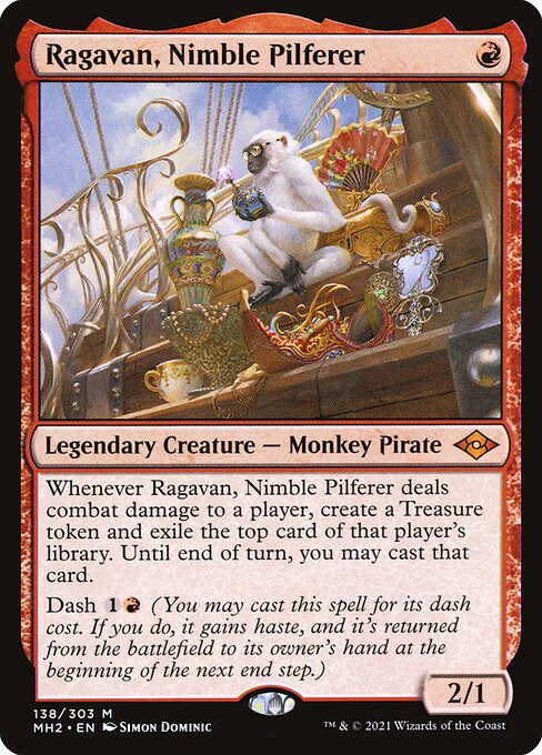 Ragavan, Nimble Pilferer (MH2 138) [Modern Horizons 2]